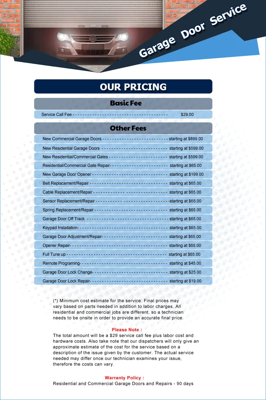 Eagle Garage Door Service Las Vegas, NV 702-623-3678